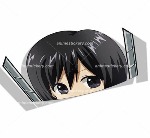 Mikasa Ackerman | Attack on Titan | Peeker Anime Stickers for Cars NEW