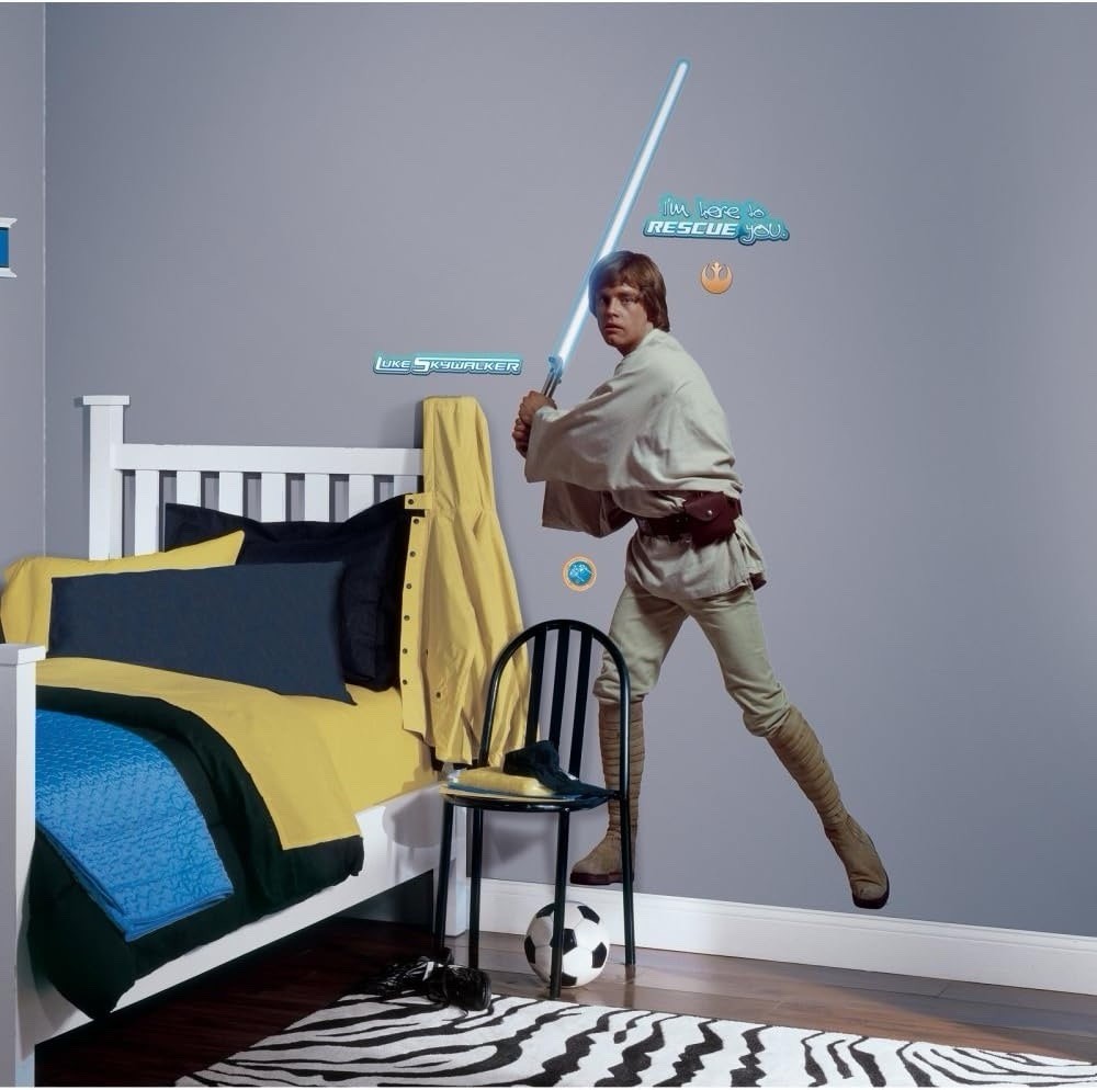 Luke Skywalker Giant Wall Sticker
