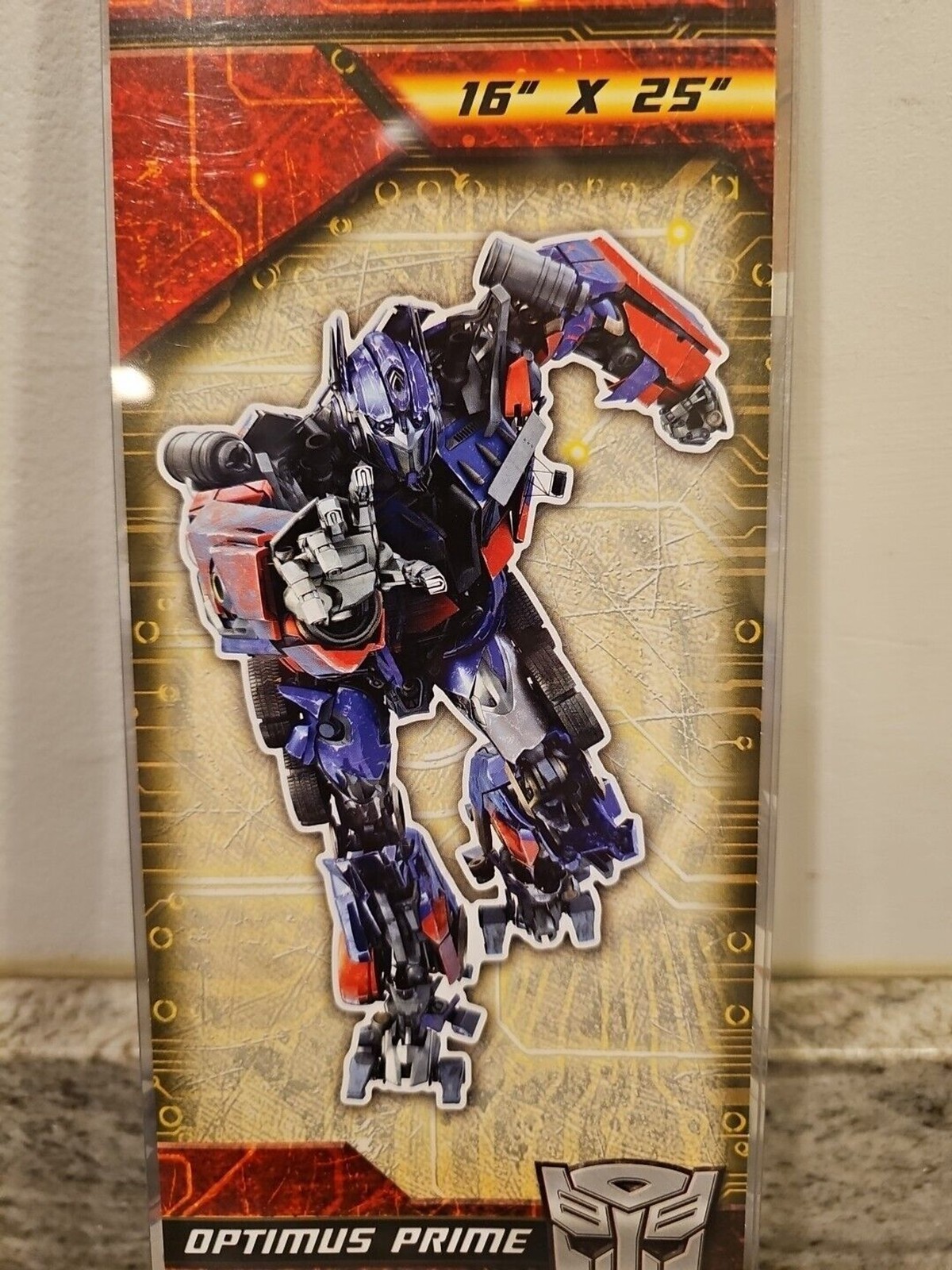 New Transformers Optimus Prime Fathead Reusable Vinyl Wall Graphic 16″ x 24″