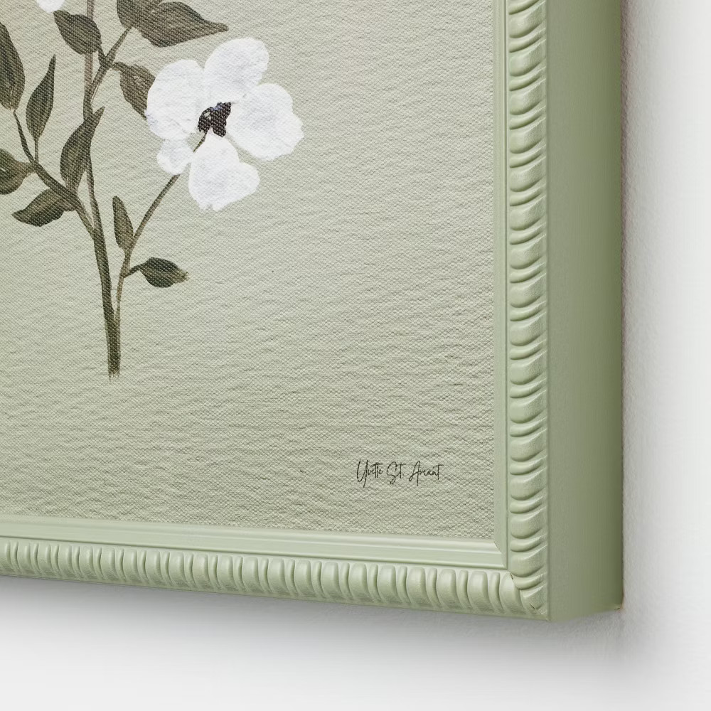 (Set of 3) 12″x16″ Flower Framed Arts – Threshold designed with Studio