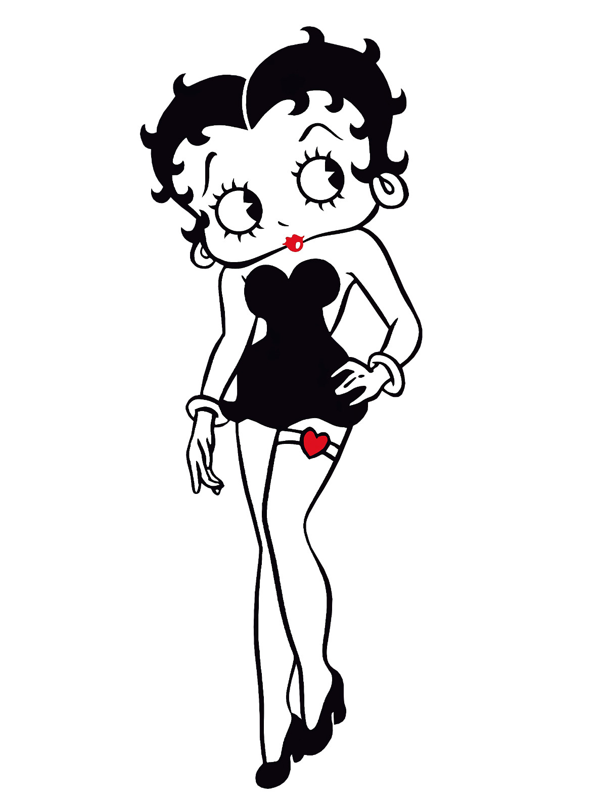 Betty Boop sticker weatherproof bumper vinyl decal