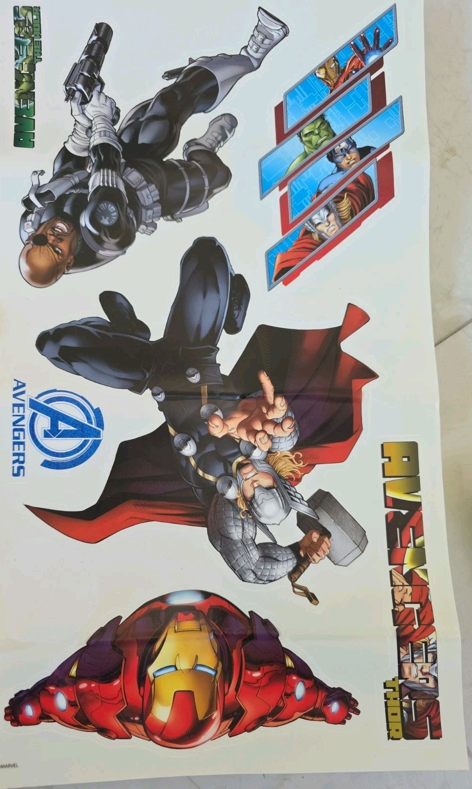 Marvel Comics Wall Decals Removable & Repositionable Made in USA