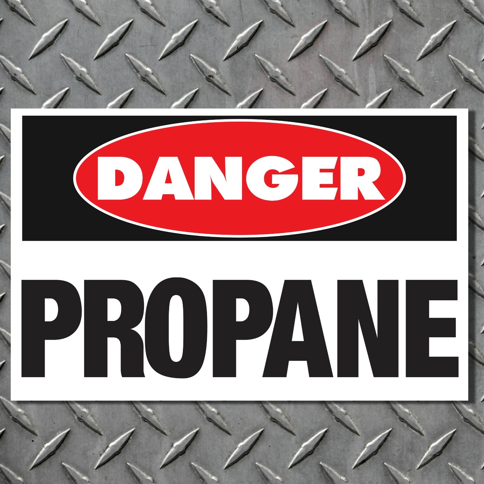 DANGER Propane Sticker – OSHA Safety Thick 6 mil Vinyl Decal – Long Lasting
