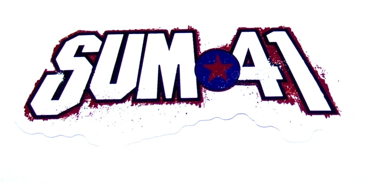 SUM 41 – Logo Cut Sticker Decal Band Music Rock Sum 41