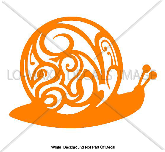 Fancy Snail Unique Creative Decorative Design High Quality Die Cut Vinyl Decal