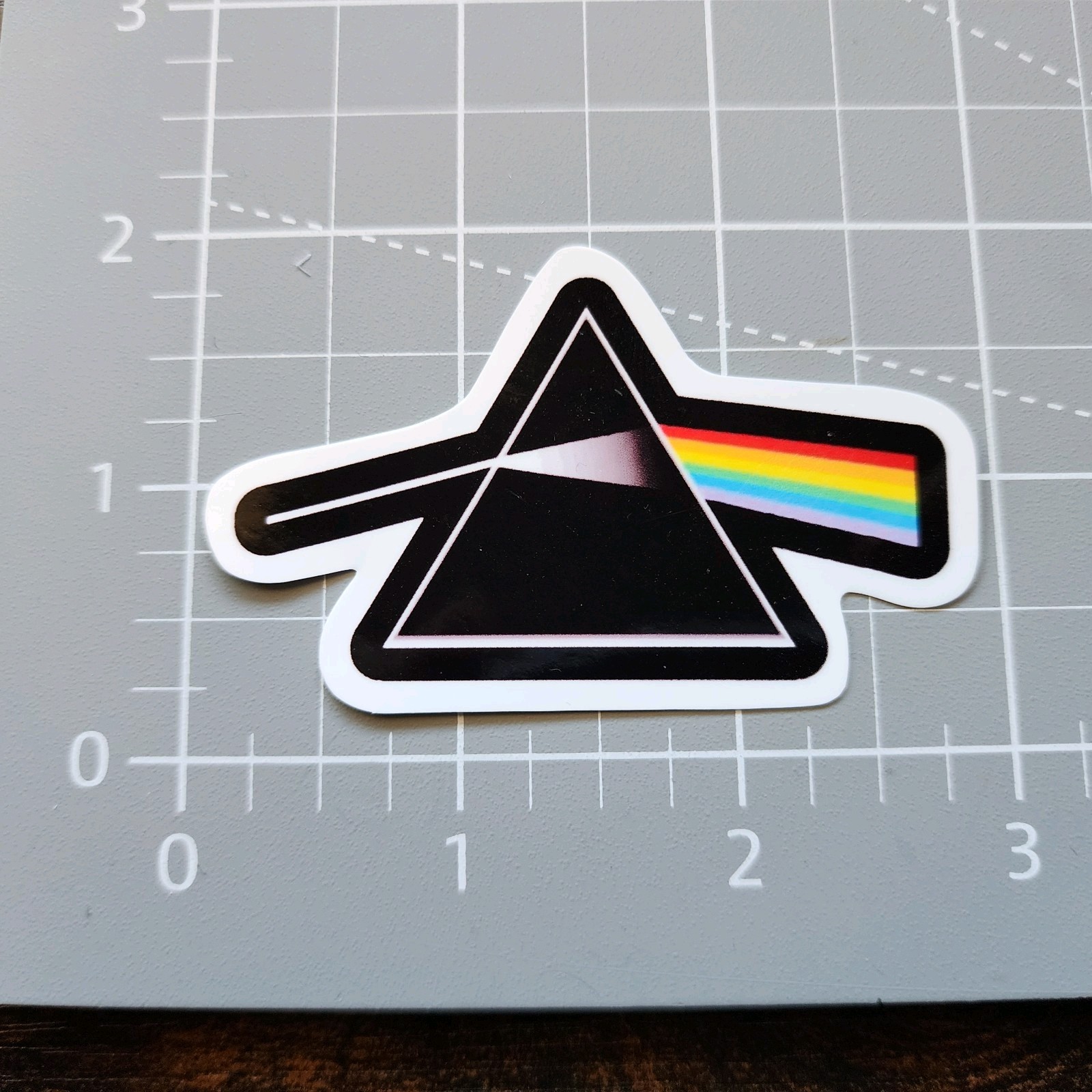 Pink Floyd 2″ Vinyl Sticker Dark Side of The Moon Record 70s Rock Music Gilmour