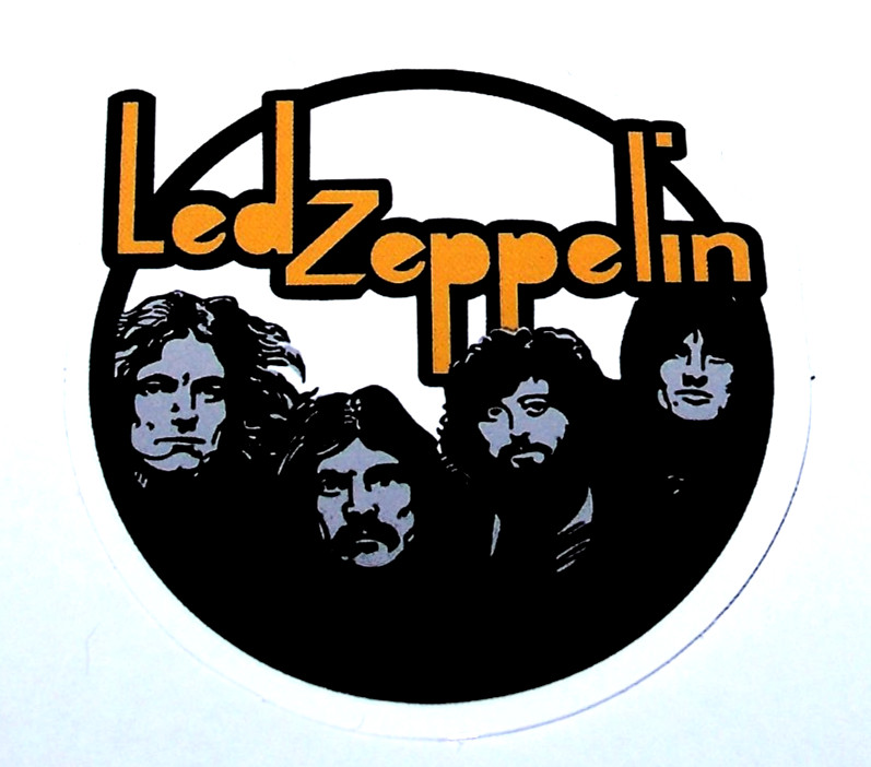 LED ZEPPELIN Logo Die Cut Sticker Decal Music Band Rock & Roll Page Plant Bonham