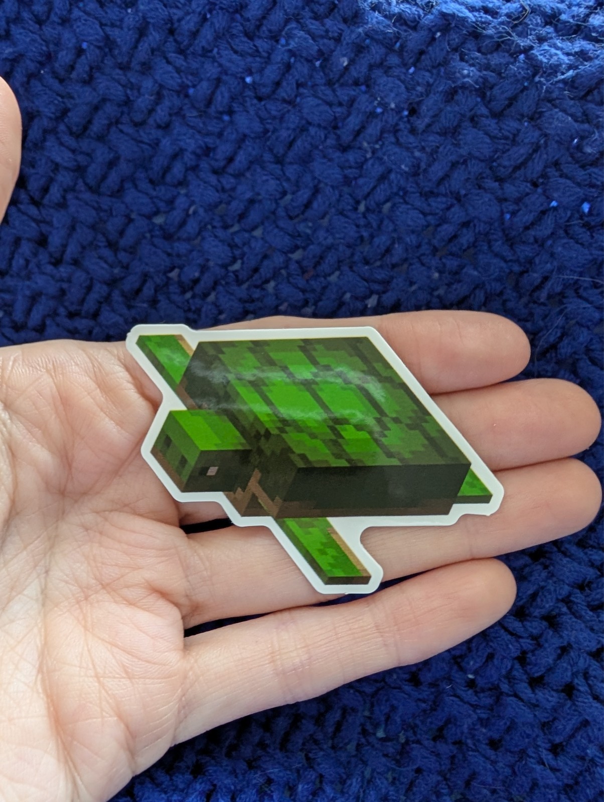 Peculated graphic, Video game, Minecraft, Vinyl, Sticker, Turtle