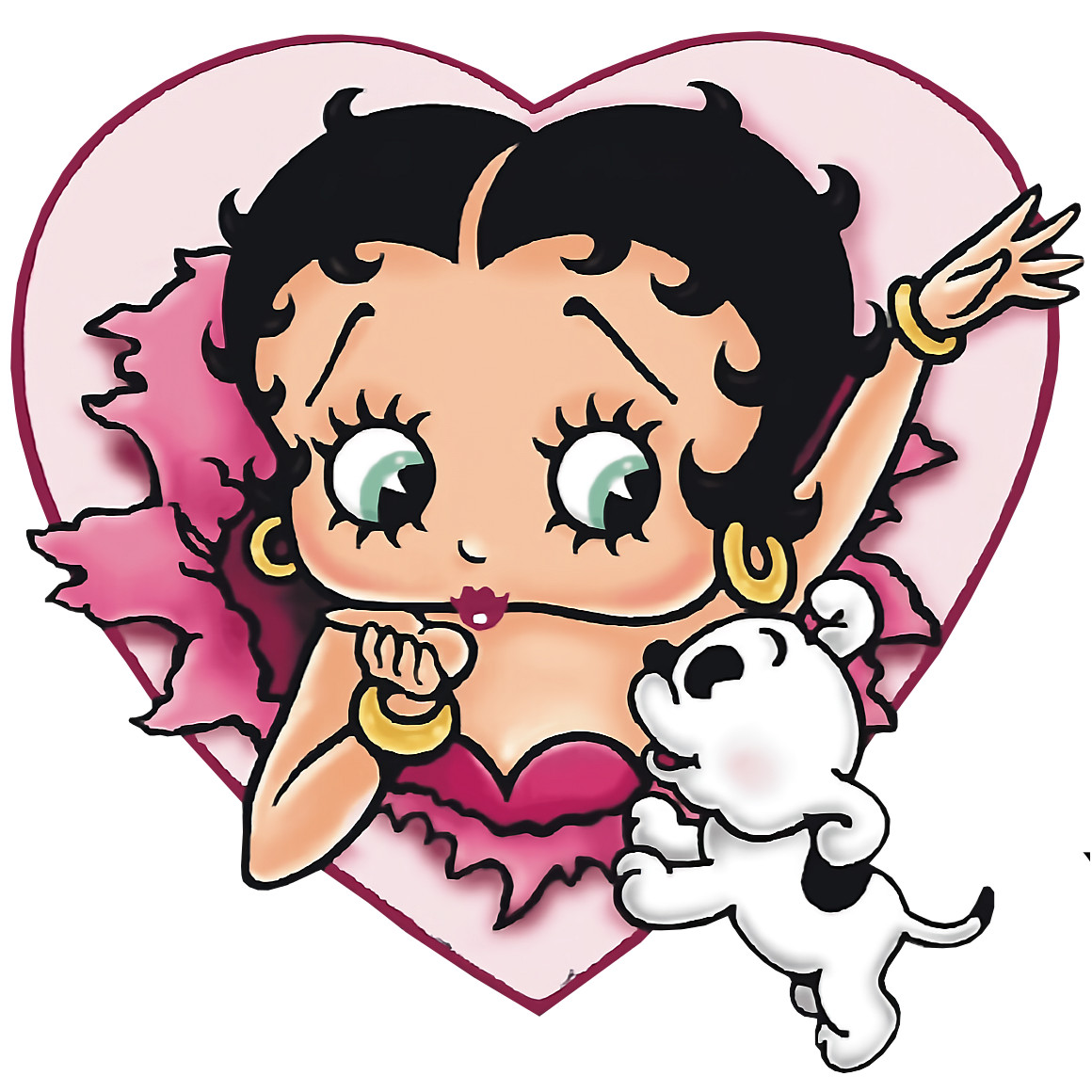Betty Boop sticker weatherproof bumper vinyl decal