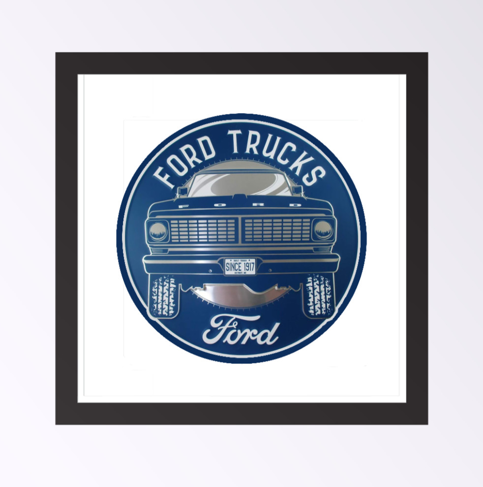Car Classics “Ford Trucks” – 4″ Handmade Vinyl Decal Cooler Vehicle Laptop 262