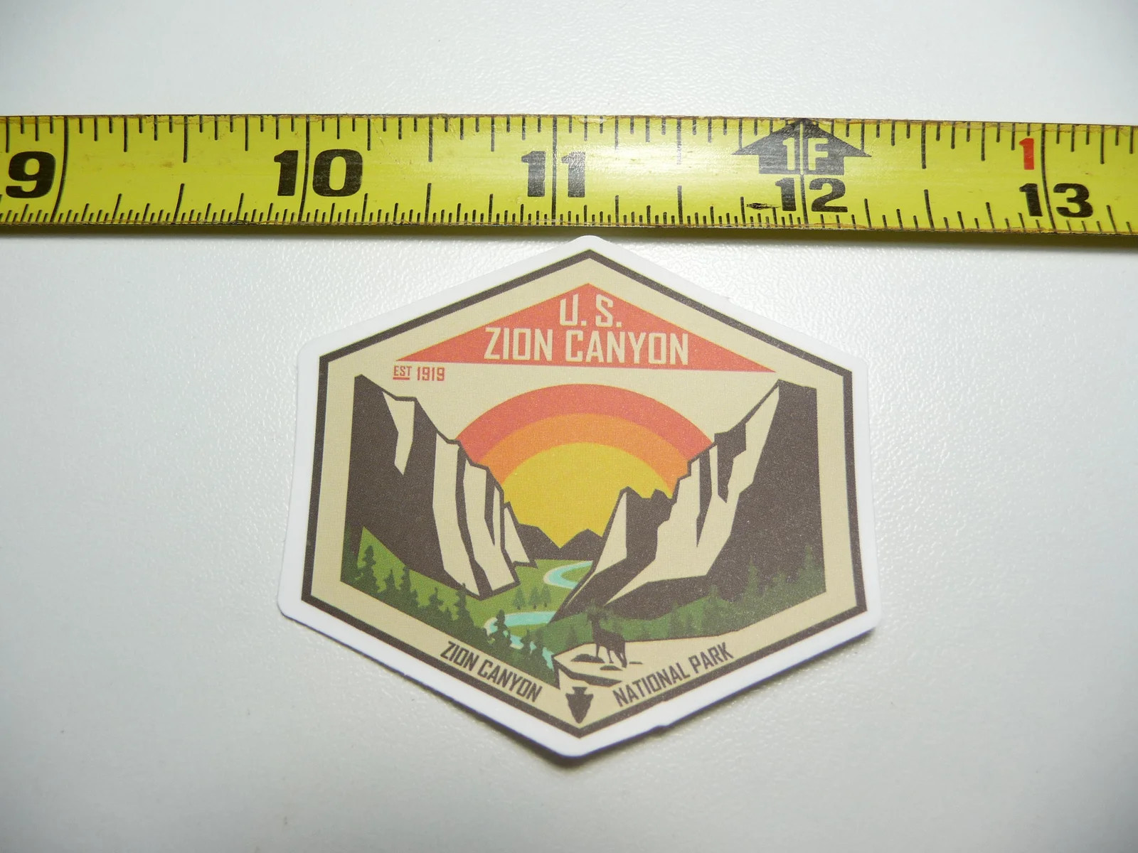 ZION NATIONAL PARK #4 UTAH SMALL STICKER DECAL HIKING CAMPING NATURE OUTDOOR