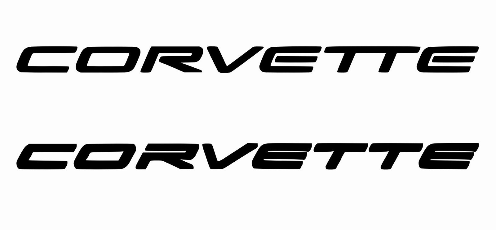 Corvette Decal Sticker Vinyl You Pick Color