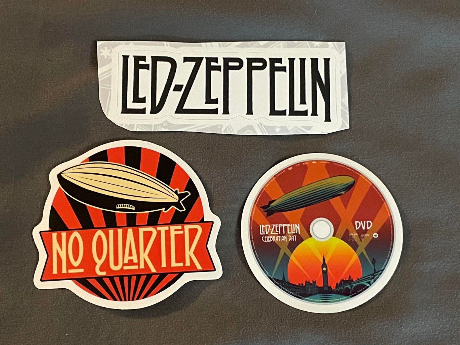 Lot (3) LED ZEPPELIN 1″ to 3 1/4″ Band STICKERS FAST FREE SHIP! Jimmy PAGE Plant