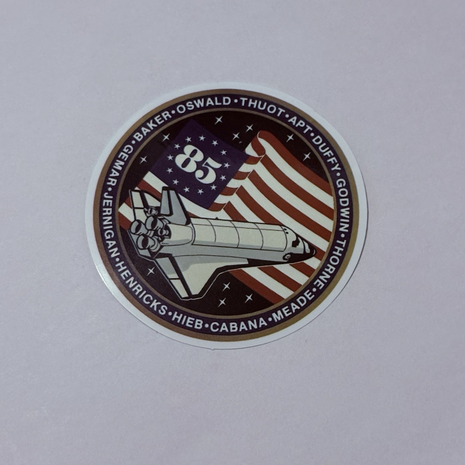 NASA Astronaut Group 11 Sticker Vinyl Decal Moon Art Space Program Travel P1