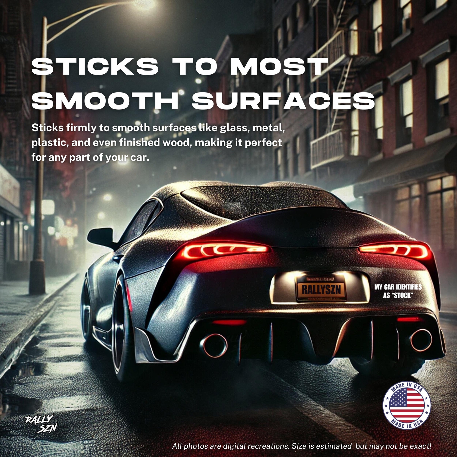 My Car Identifies as Stock – JDM Car Vinyl Decal Bumper Sticker
