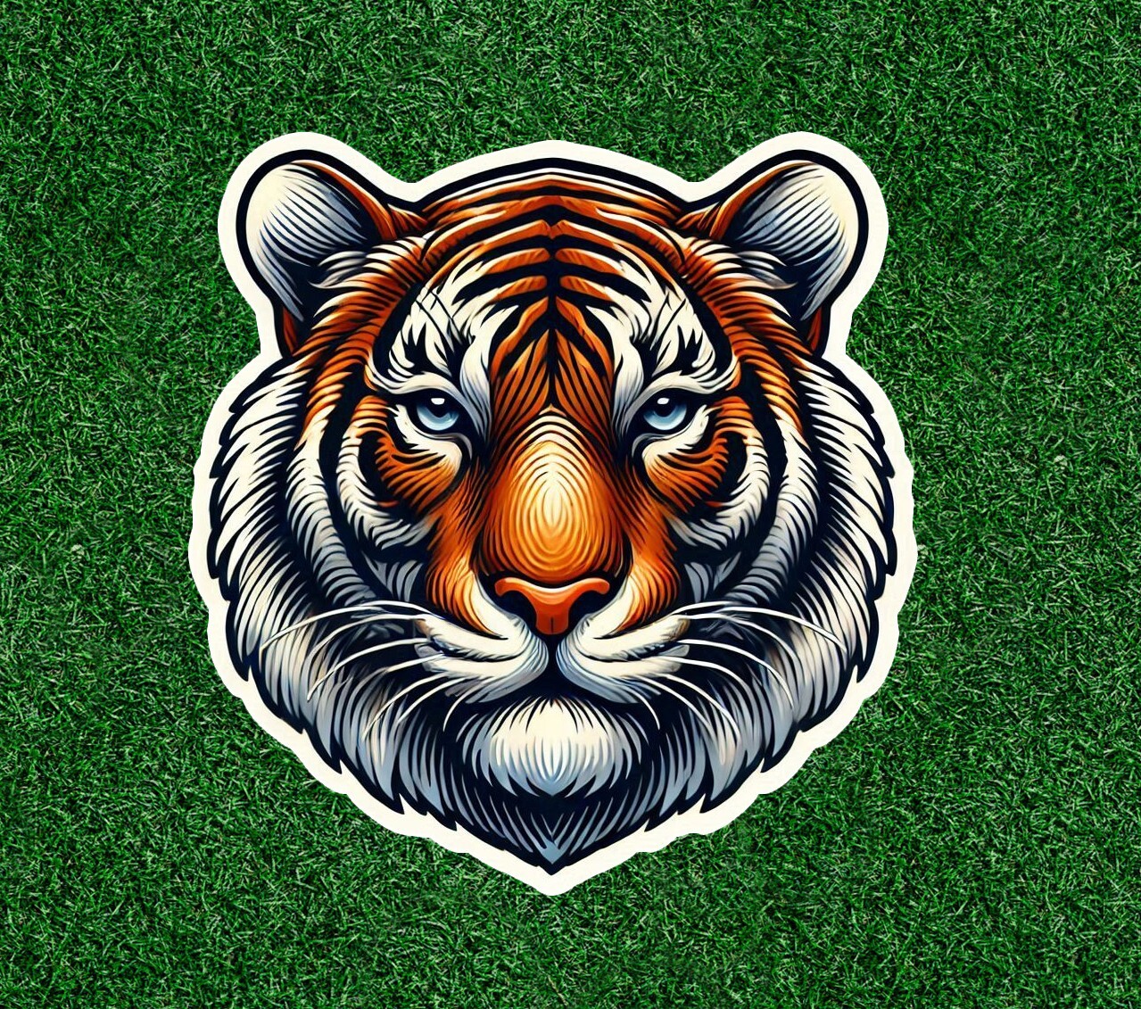 Beautiful Bengal tiger vinyl sticker decal – many sizes available