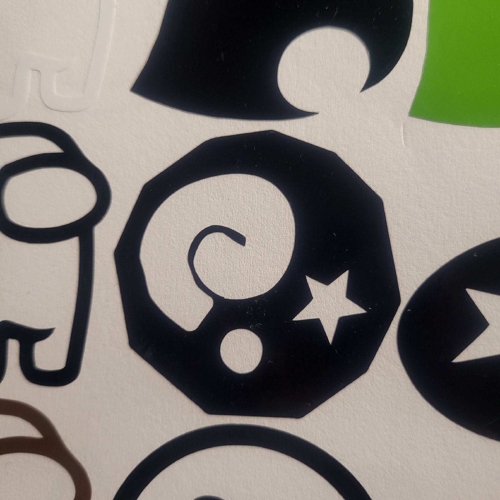 Animal Crossing Fossil Decal, Sticker, Indoor, Outdoor, Car