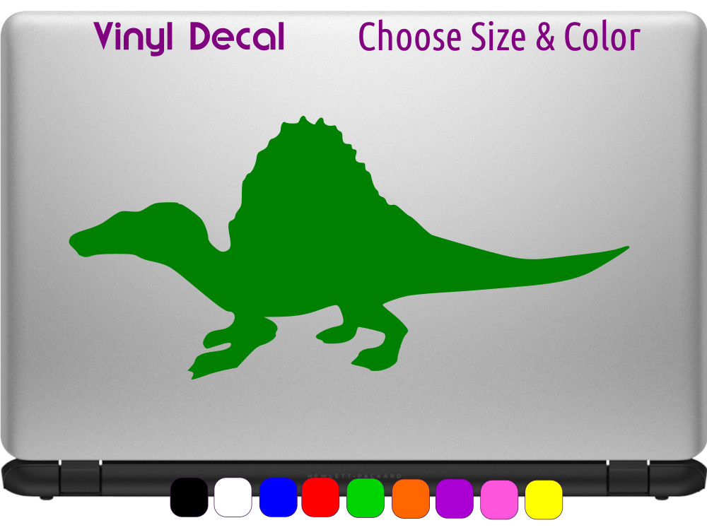 Spinosaurus Jurassic Park Dinosaur Decal Laptop Window Sticker CHOOSE SIZE COLOR