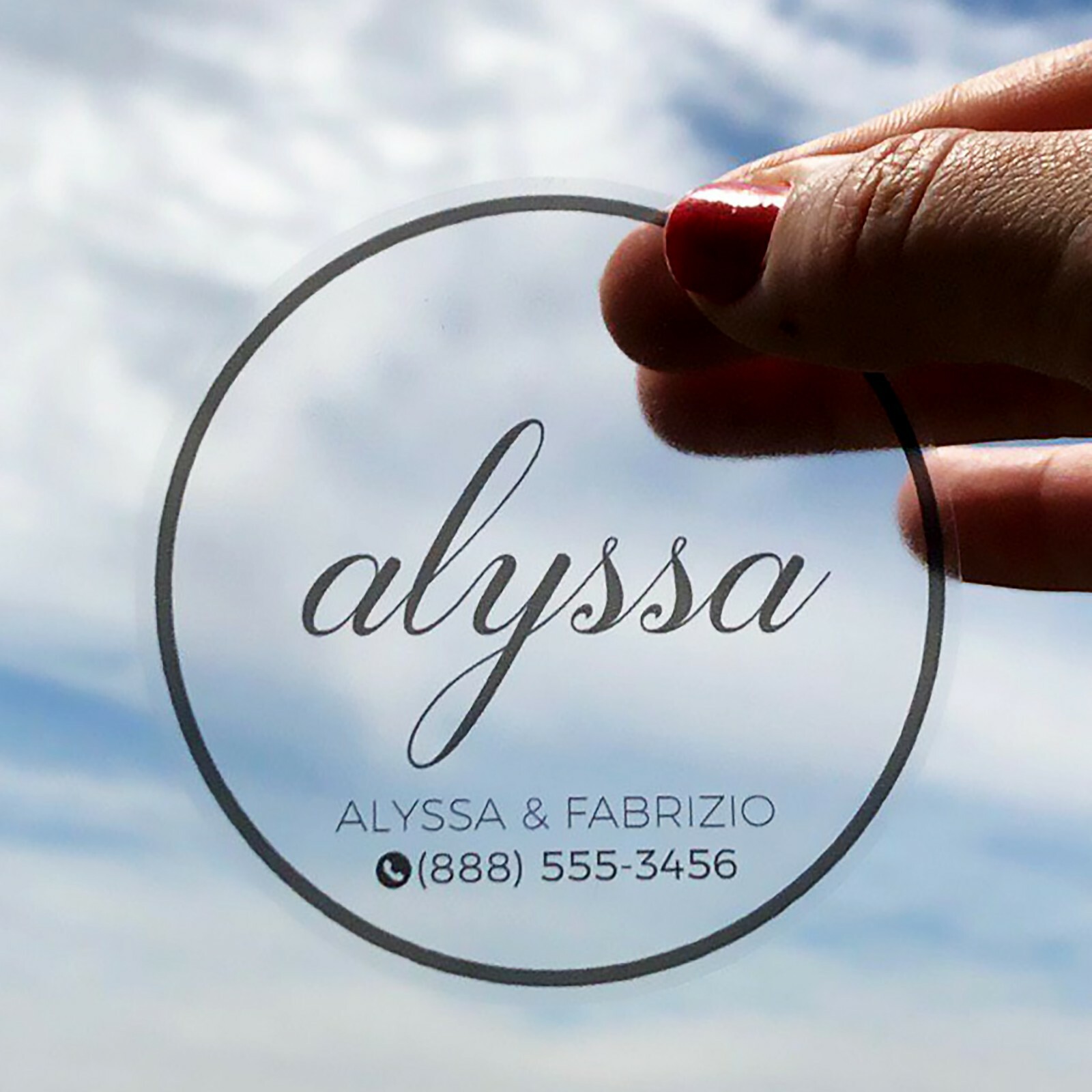 50 CUSTOM CLEAR STICKERS PRODUCT LABELS | WATERPROOF CLEAR LABEL OF YOUR LOGO