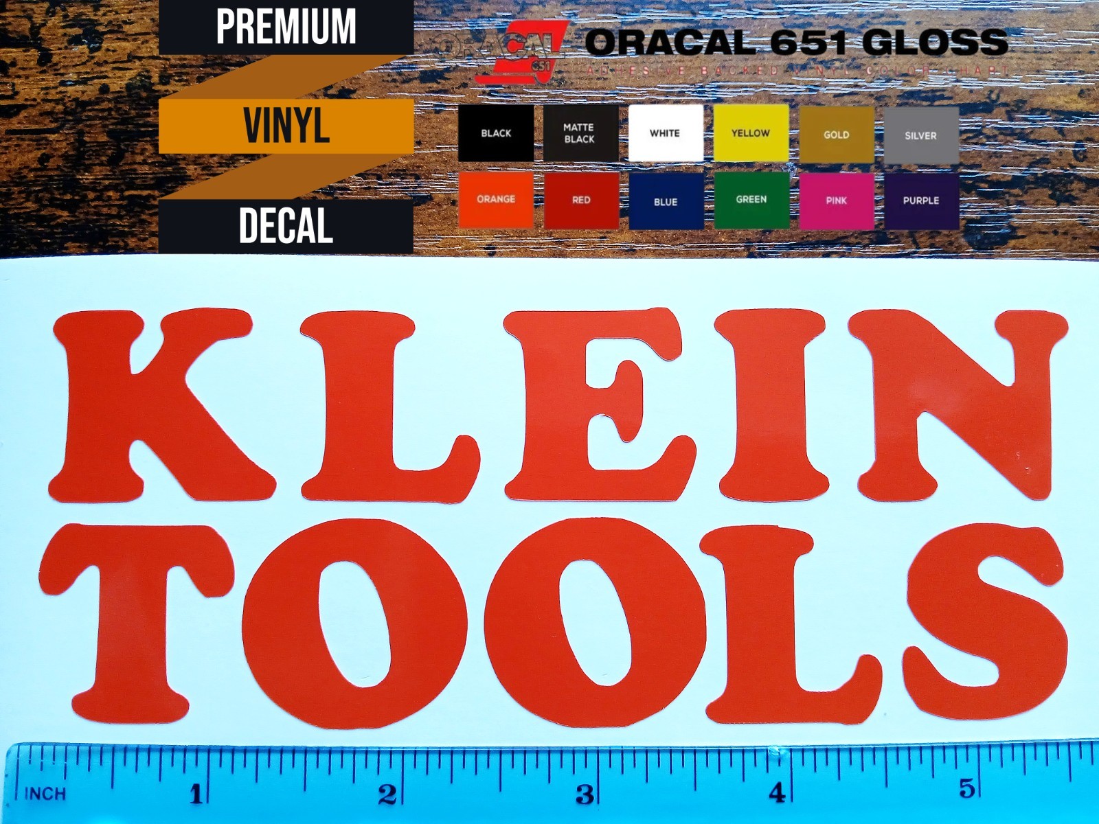 Klein Tools Logo Decal Sticker Electrician Journeyman 5.5″ 7.5″ 11″ Lineman HVAC
