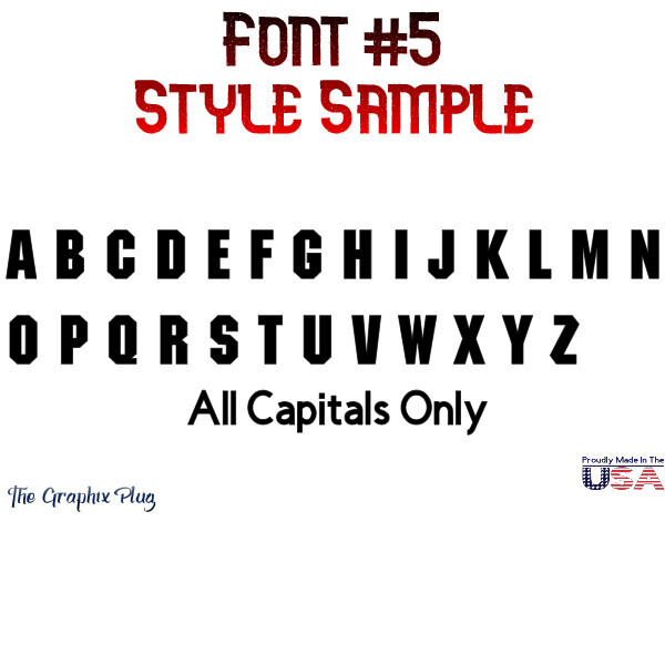 Custom Decal Sticker Vinyl Lettering Personalized Text Window Wall Car Truck