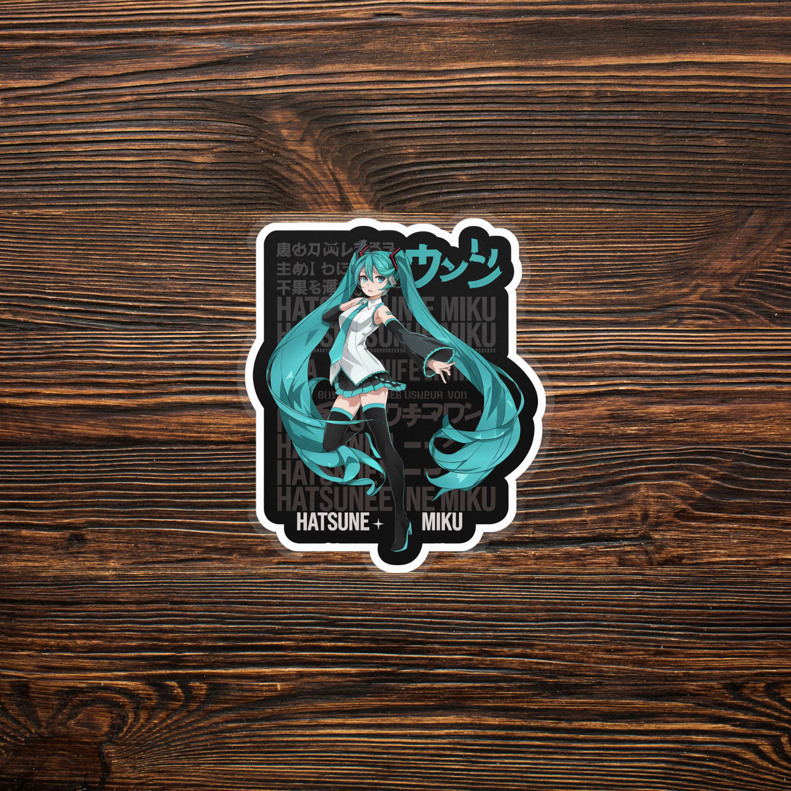 Hatsune Miku Anime Sticker – Vocaloid Japanese Manga Character Decal #2354