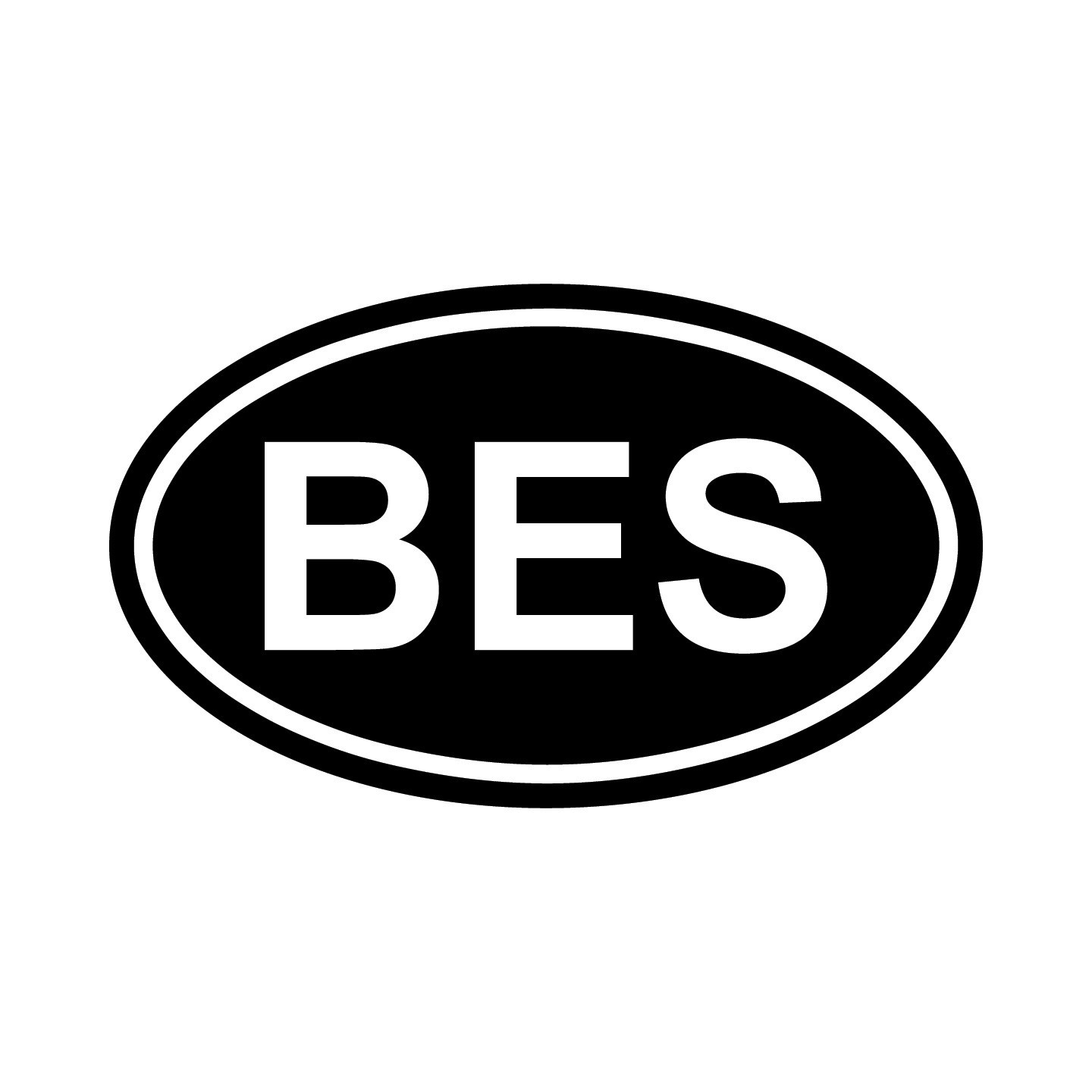 Bonaire BES Oval Country Code Vinyl Decal Sticker for Car Window Laptop & Gifts