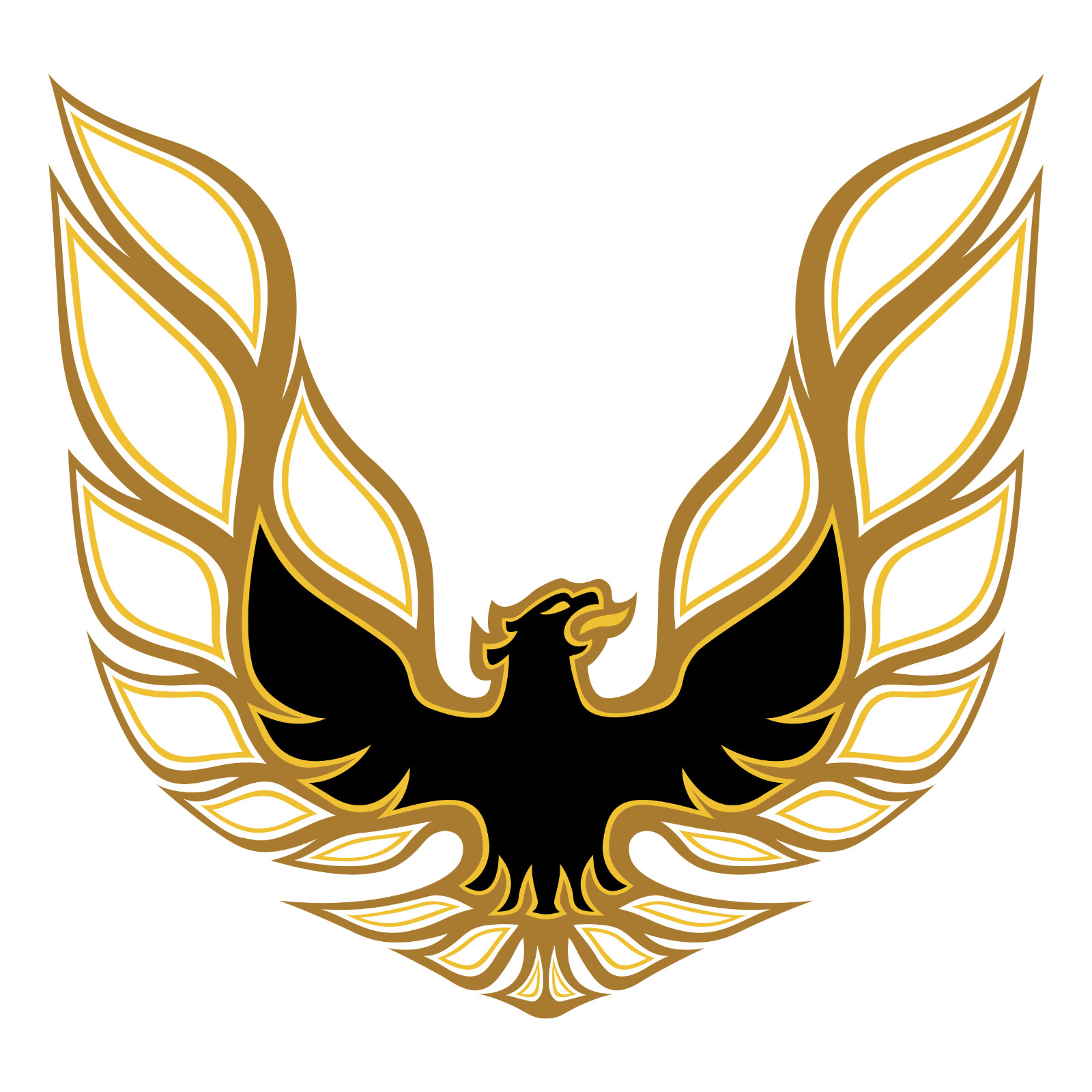 Pontiac firebird sticker logo muscle car skate cell laptop bumper vinyl decal