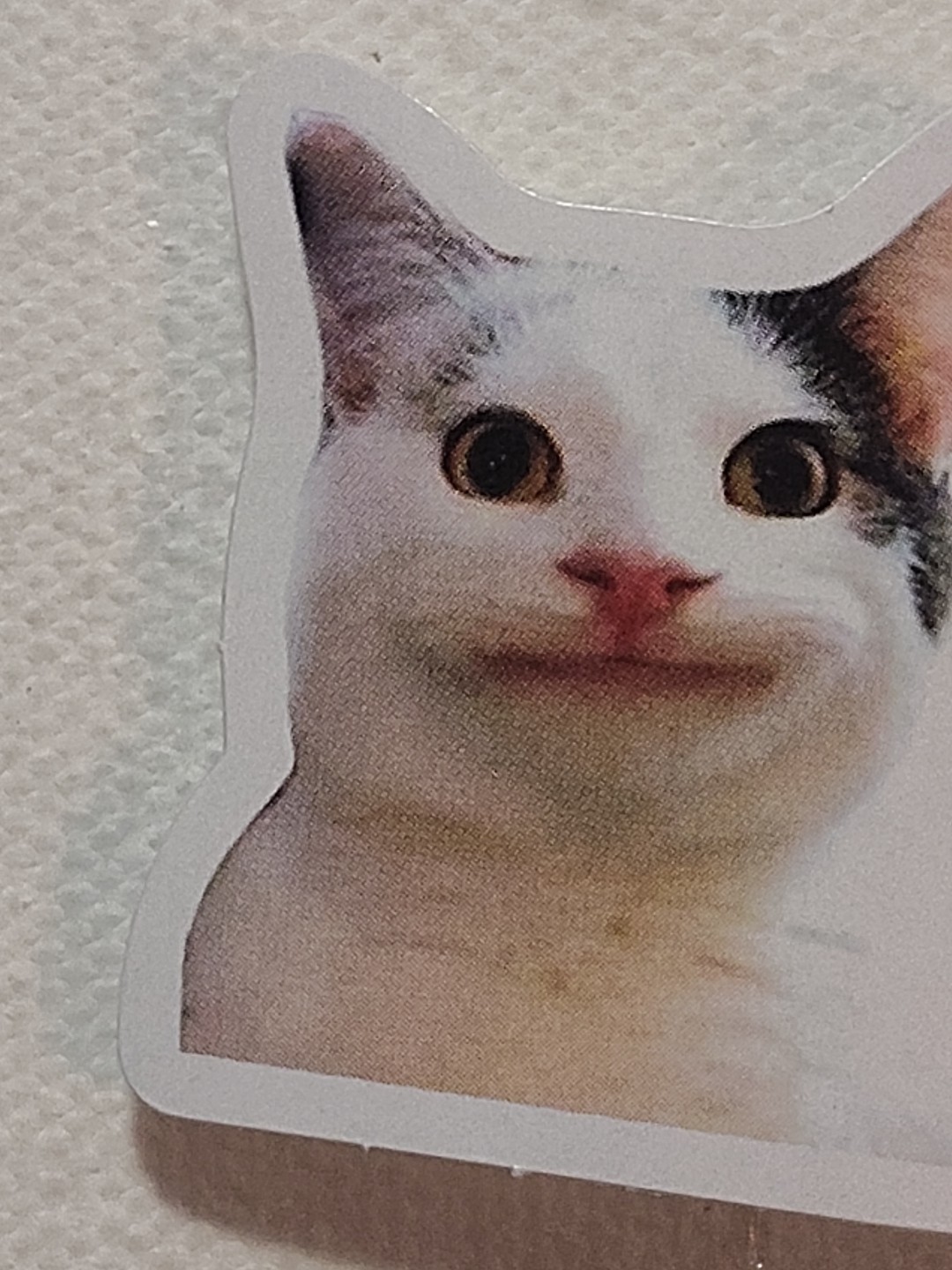 Funny Cat Face Happy Kitty Sticker Decal Laptop Phone Fashion 1.5″ Tall