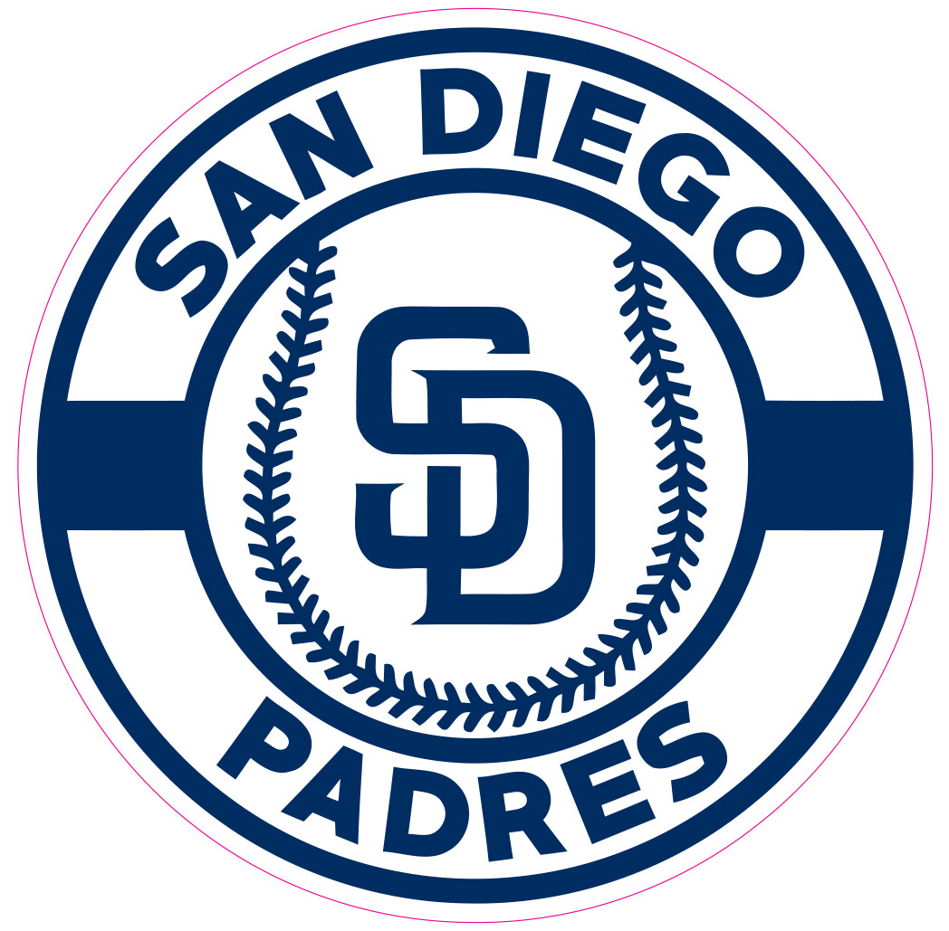 San Diego Padres Vinyl Decal Sticker Car Truck Bumper Tumbler Mug