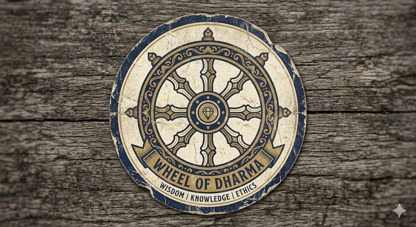 Wheel Of Dharma Sticker Decal Phone Laptop Journal