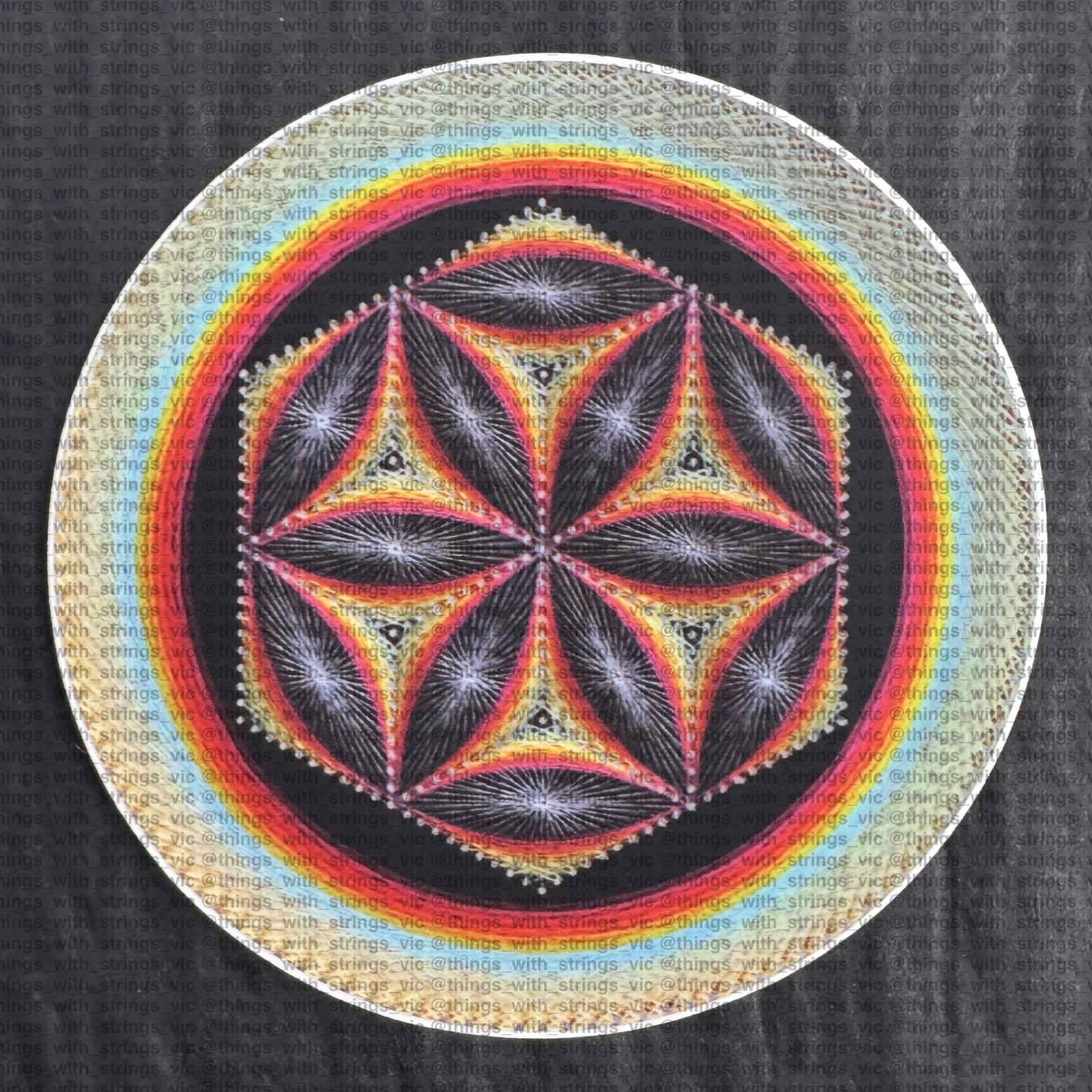 Psychedelic Sacred Geometry Art Vinyl Stickers & Magnets – Things With Strings