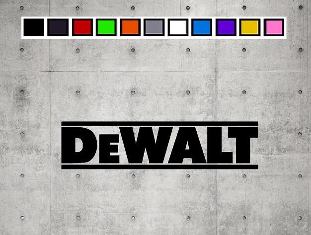 Dewalt LOGO Vinyl Decal Sticker Emblem Car Truck Window 4″ 6″ 8″