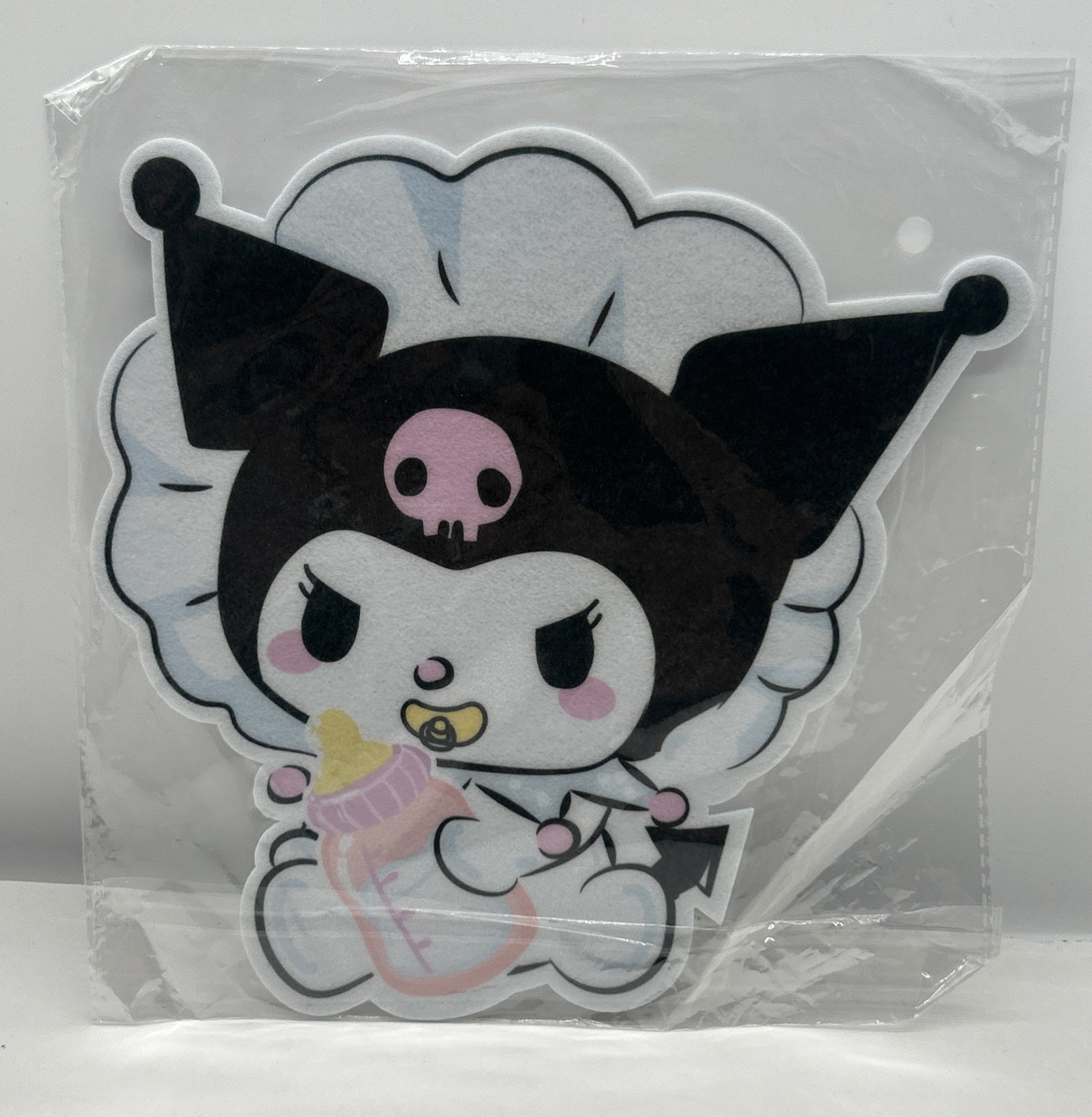Kuromi Felt Wall Sticker/Decal Hello Kitty -Japanese Anime Selling 8.5 X 8.5 K1