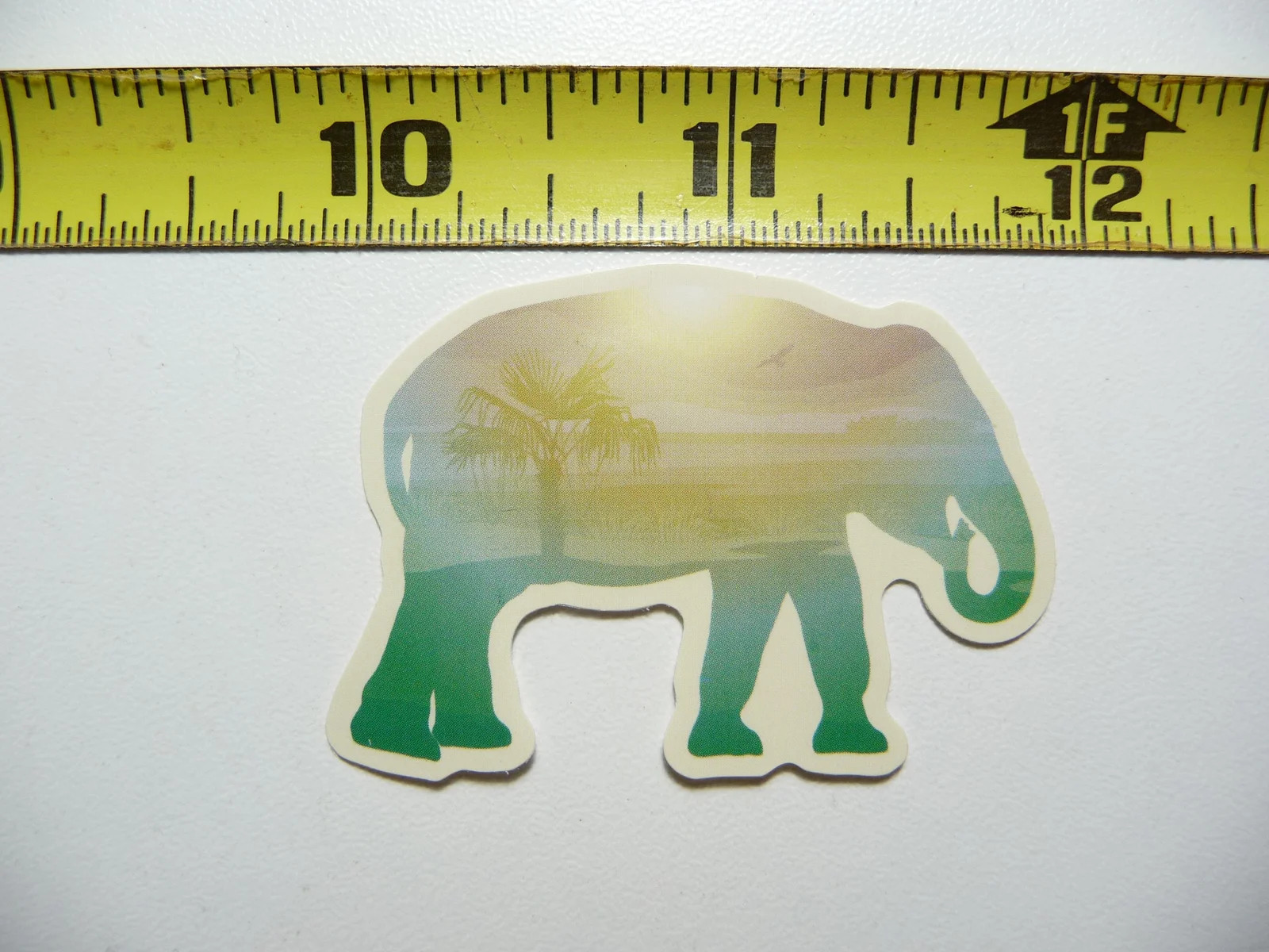TROPICAL ASIAN ELEPHANT SMALL STICKER DECAL HIKING CAMPING WOODS GEAR PARK