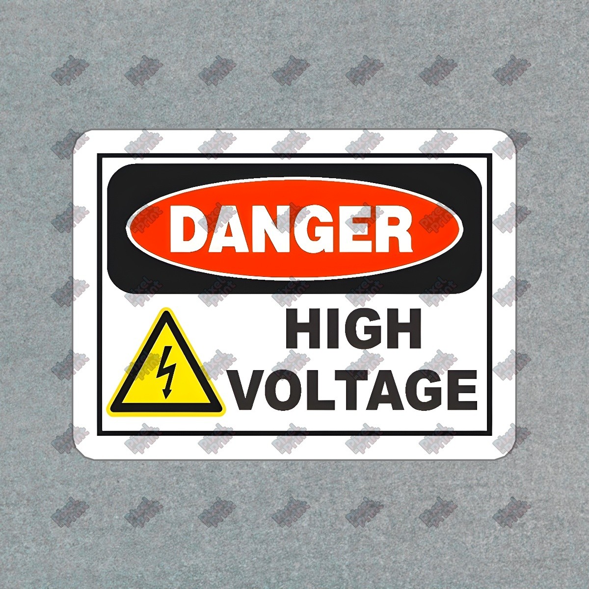 High Voltage Danger Vinyl Sticker Warning Sign Decal for Home, #671409