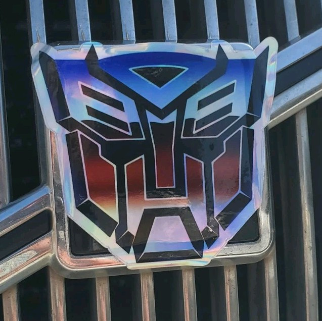 Transformers Autobots Vinyl HOLOGRAPHIC car Decal Sticker WORLDWIDE 🌐 SHIPPING