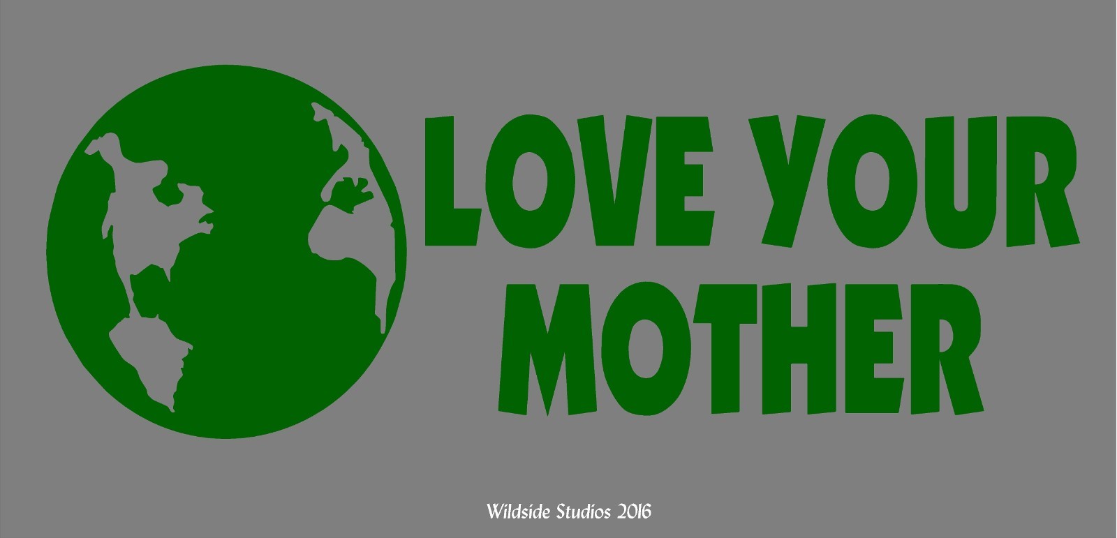 Love Your Mother Earth Decal Vinyl Car Window Environmental Awareness Sticker