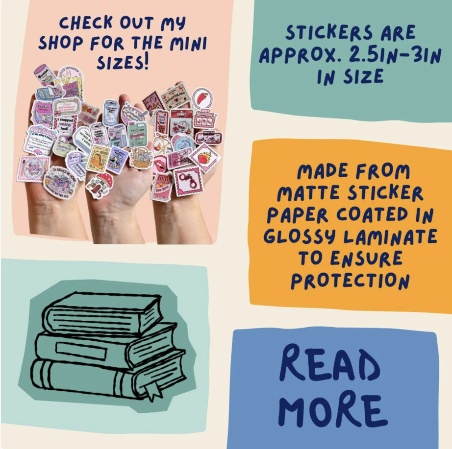 Fantasy Bingo Sticker – Enchanted Vinyl Decal for Bookish Adventures