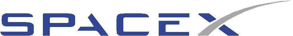 SpaceX logo, cut vinyl window, bumper, sticker/decal