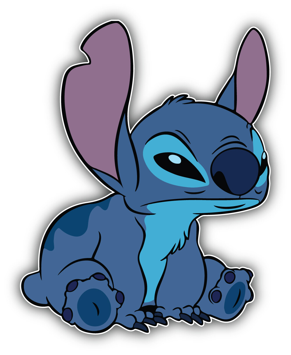 Lilo & Stitch Cartoon Offended Sticker Bumper Decal – ”SIZES”
