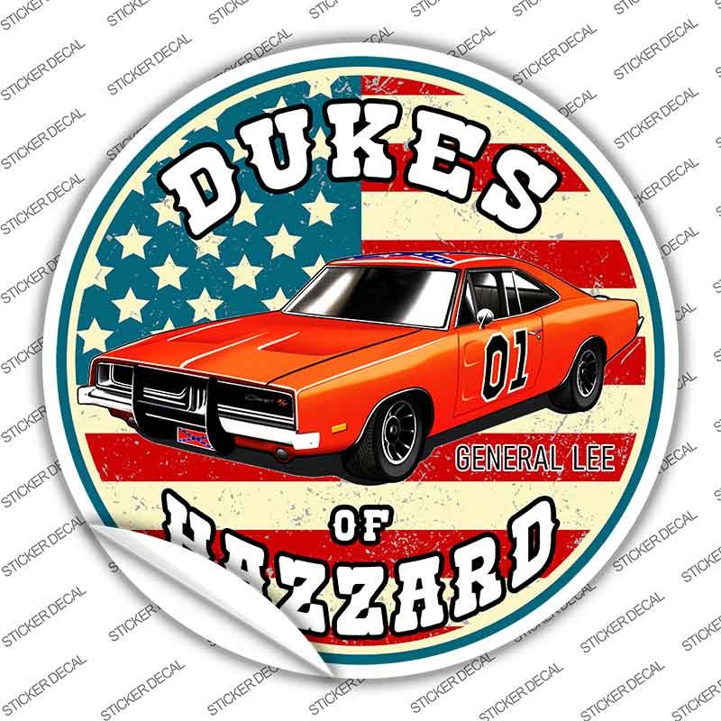 Dukes Of Hazzard General Lee Car 3″ Round Decal Sticker