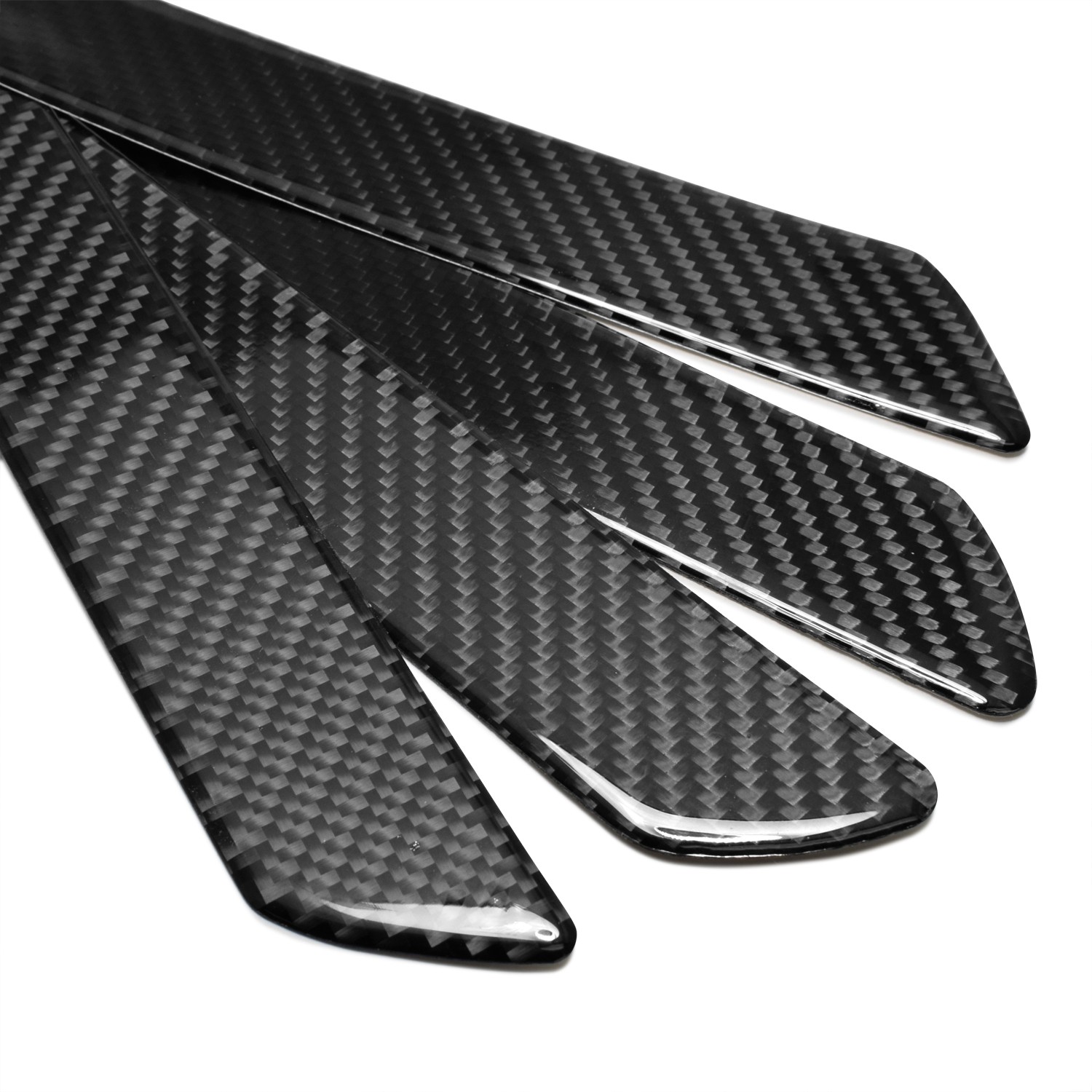 Jeep Gladiator Real Carbon Fiber 4 Pcs Door Sill Kick Plates