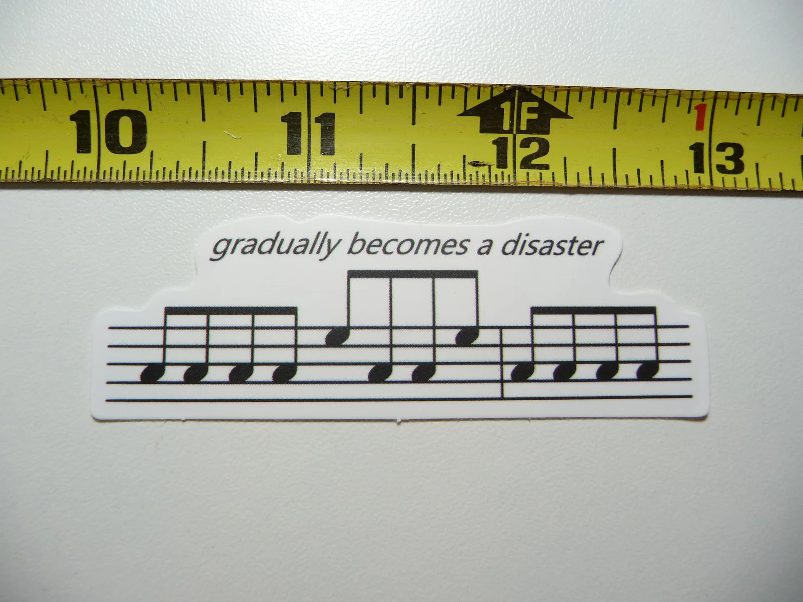 MUSICAL NOTES MUSIC SMALL STICKER DECAL BAND CONCERT HALL MUSICAL FUNNY