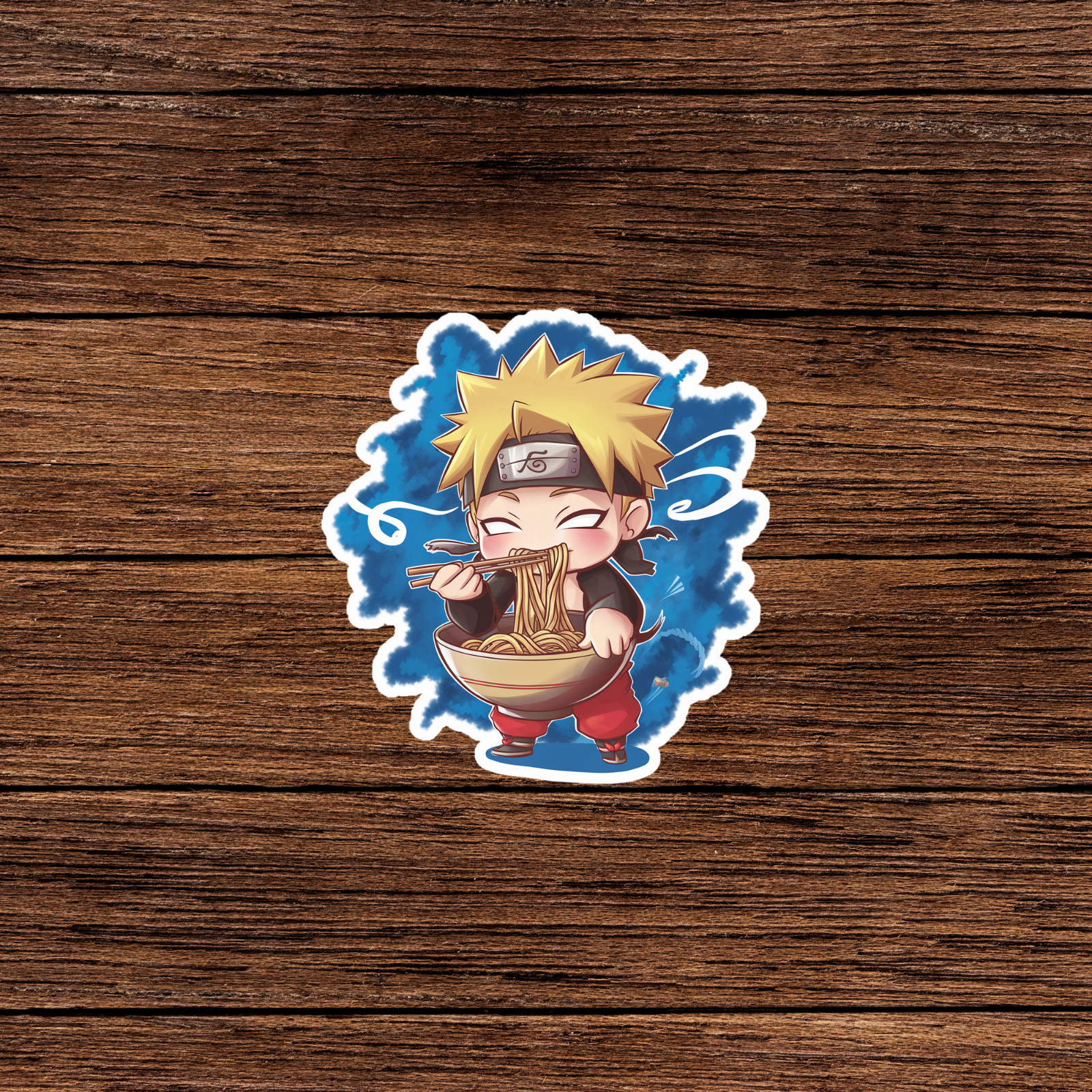 Cute Naruto Uzumaki Ramen Bowl Vinyl Sticker – Anime Decal for Laptops & More #2