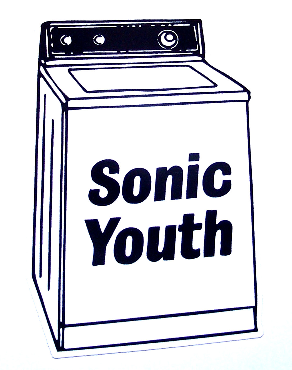 Sonic Youth – LARGE Die Cut Sticker Decal Official Metal Rock Punk Music Band