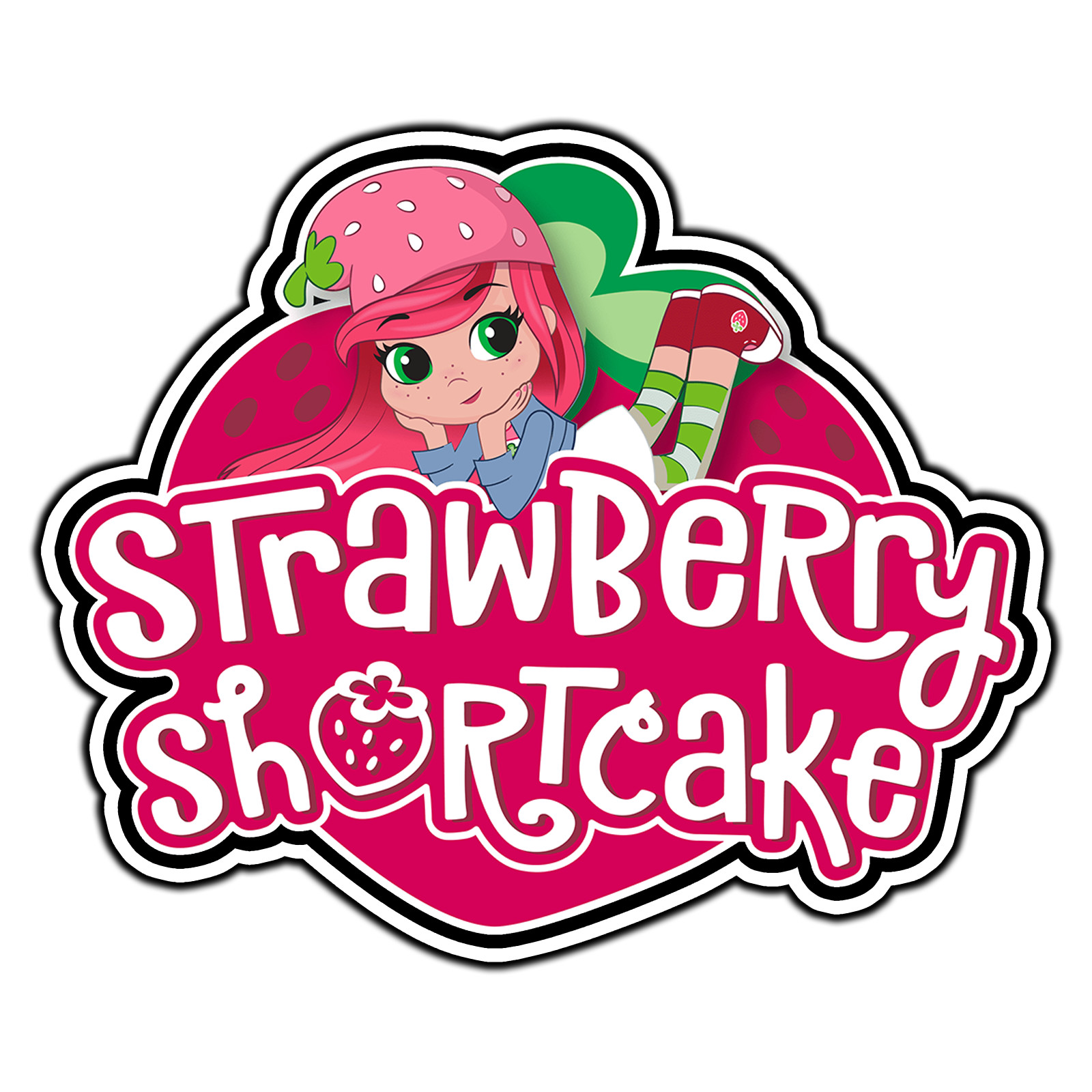 #3078 Strawberry Shortcake Logo #1 Sticker Brand Waterproof Vinyl Decal Die-Cut