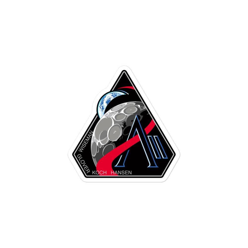 Artemis II NASA Sticker Bubble-free stickers
