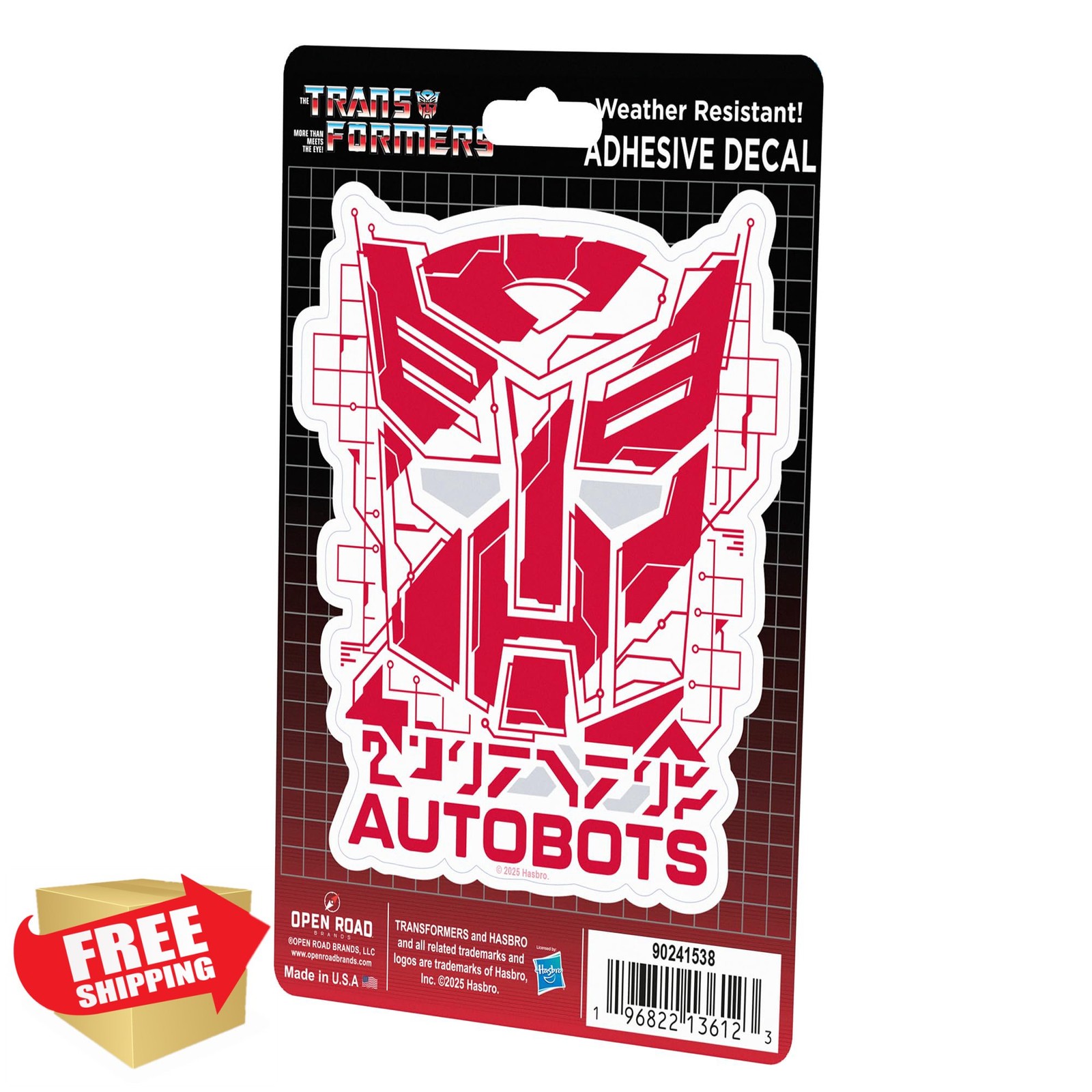 Hasbro Transformers Autobots Shield Vinyl Decal Sticker for Laptop