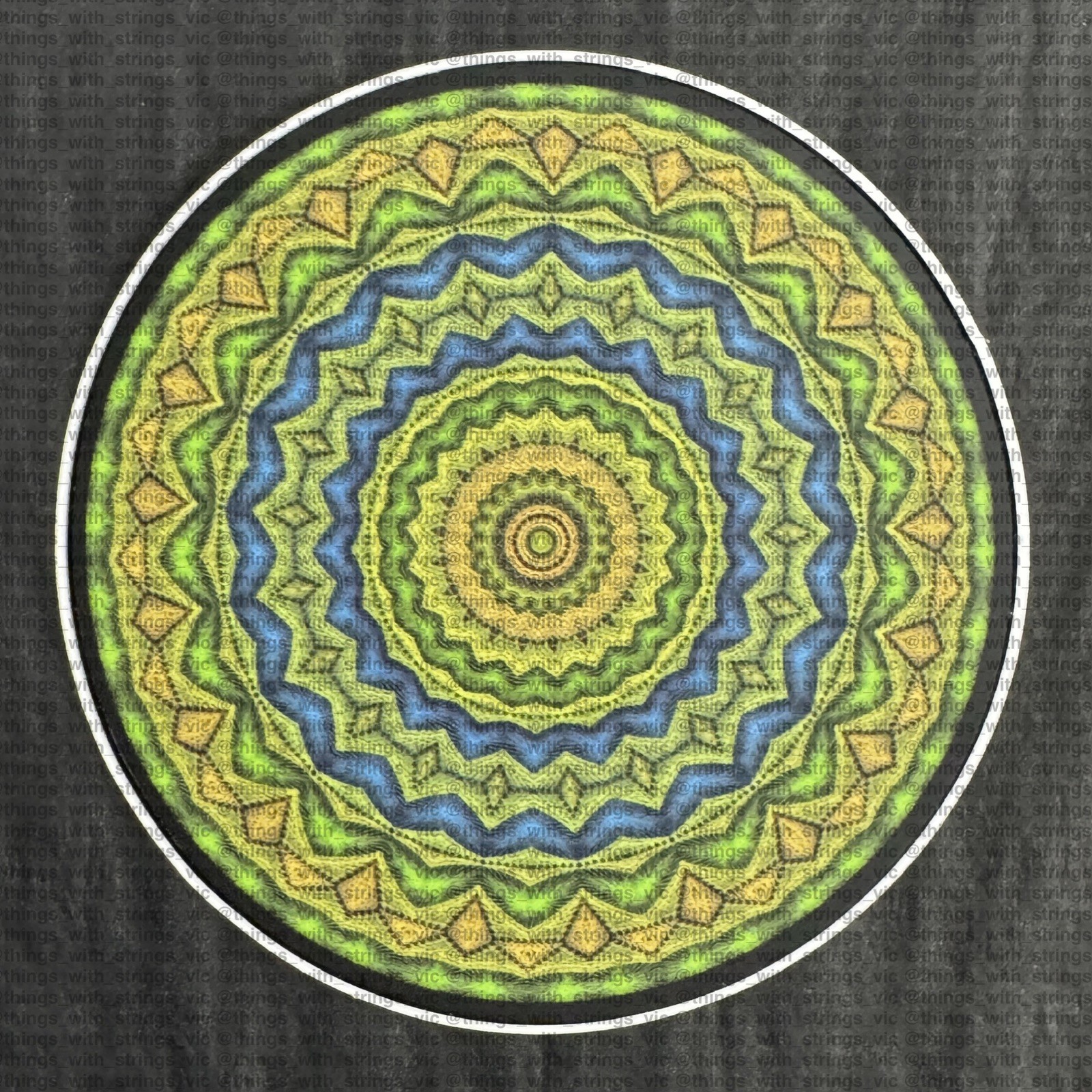Psychedelic Sacred Geometry Art Vinyl Stickers & Magnets – Things With Strings